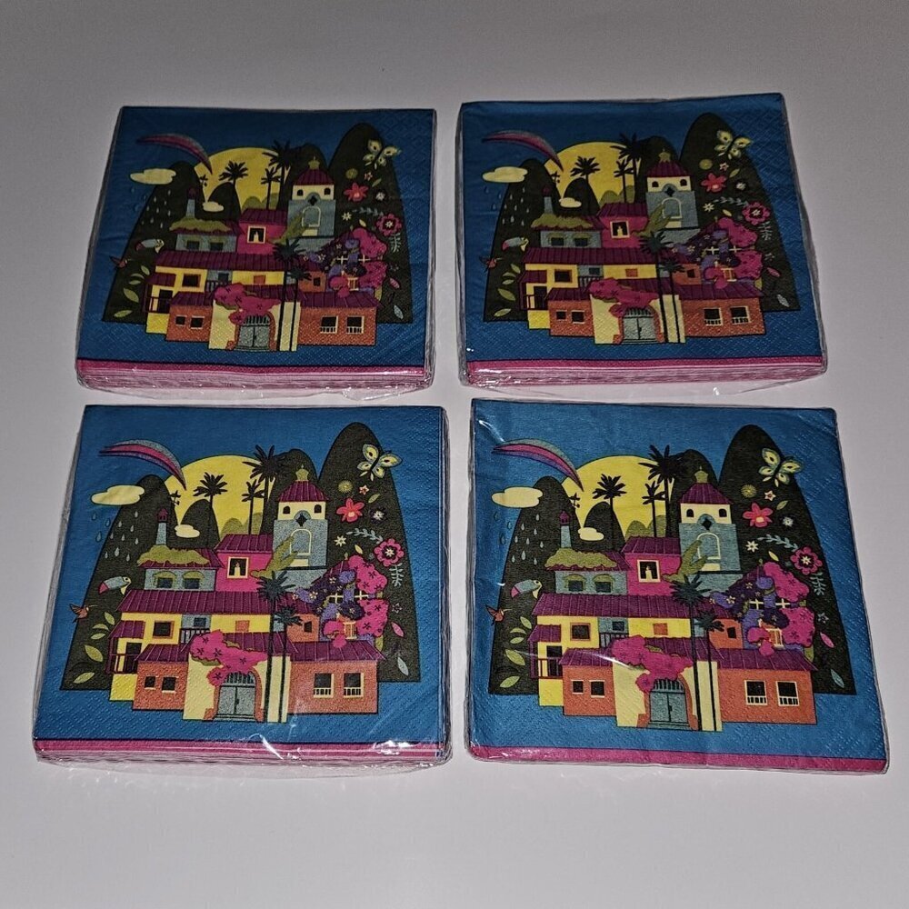 NEW Encanto Birthday Party Supplies Lot Disney 4 Packages Napkins House